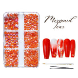 Orange Mermaid tear set